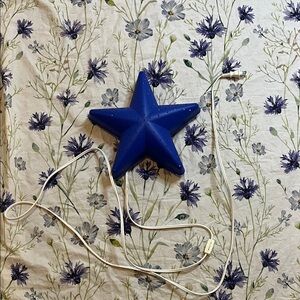 IKEA Blue Star Wall Light in Deep Blue
